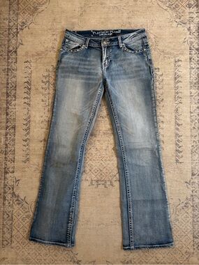 Platinum Plush Women's Light Wash Bootcut Jeans